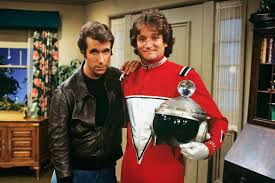 Henry Winkler and Robin Williams - Fonzie and Mork